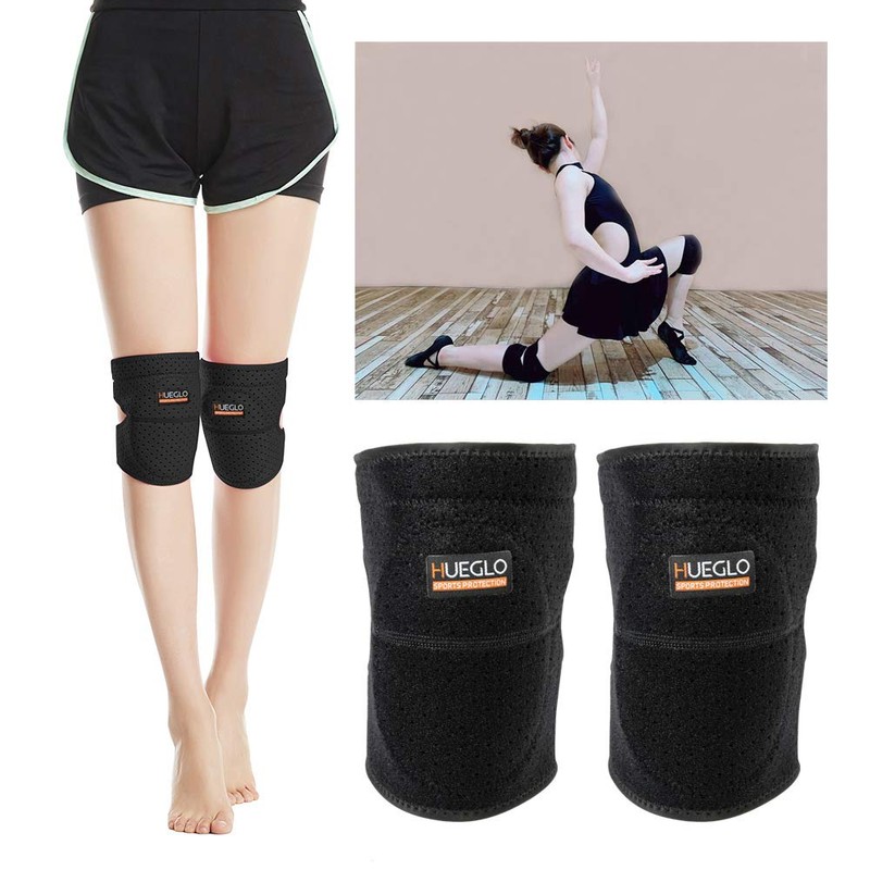 HUEGLO Dance Knee Pads for Volleyball,Soft Sponge Knee Pads for