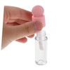 SAFIGLE 6pcs Clear Lip Gloss Tubes with Spherical Brush Empty