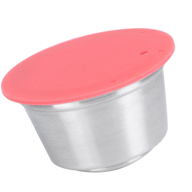 Stainless Steel Reusable Refillable Coffee Capsule Cup Fit for Dolce
