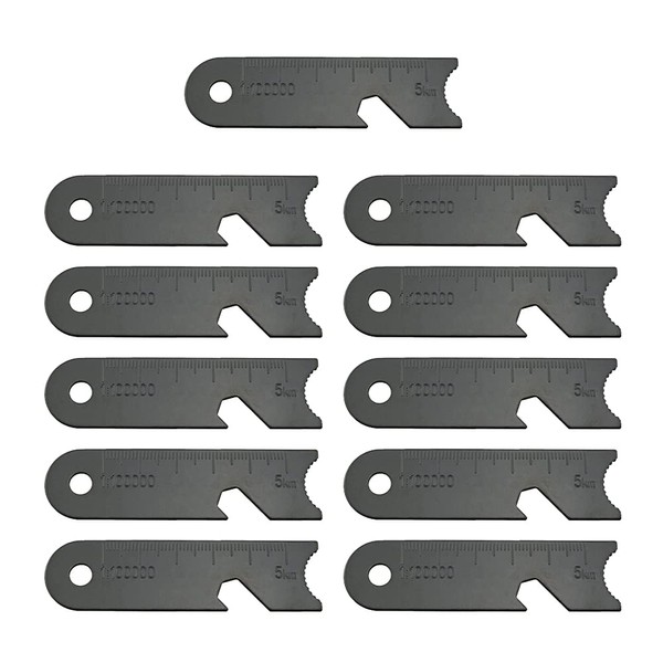 CHIYUYISEN11 Pcs Outdoor Lighter Outdoor Flint Scraper Striker Flint Fire