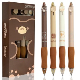 DOMAXWILL Erasable Ballpoint Pen Rollerball Pen Erasable Pack of 4 Blue Erasable Pens Ballpoint Pen Erasable 0.5 mm Erasable Rollerball Pen Gel Pen Erasable Gel Pens