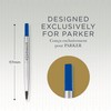 Parker Quink Original Rollerball Pen Ink Refills - 0.7mm Medium