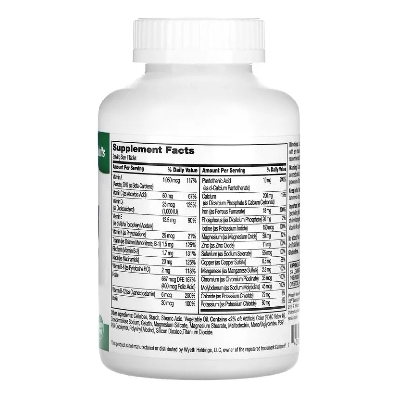 Multivitamínico Sentry para adultos para hombres y mujeres, 300 cápsulas,