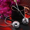 Rhode Island Novelty 2" Disco Ball Necklace