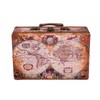 Birendy Chest Box KD 1288 Suitcase Set Wooden Chest Vintage Treasure Chest Pirate Chest Size M (26 cm W x 15 cm D x 8 cm H)