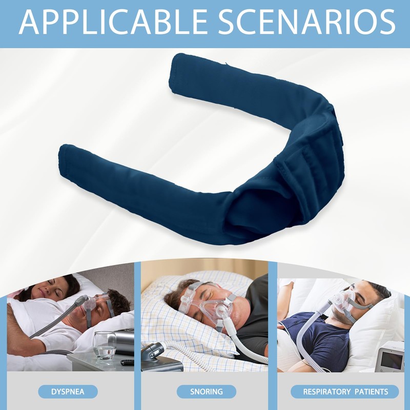 CPAP Strap Covers for Neck, Soft Satin Headgear Pad for