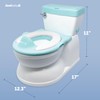 Real Feel 2-in-1 Potty with Wipes Storage, Flushing Sounds &