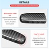BLAKAYA Compatible with Ford Mustang 2015-2023 Carbon Fiber Handbrake Cover