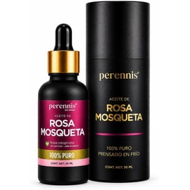 Aceite Rosa Mosqueta Puro PERENNIS – Aceite Facial Hidratante y Regenerador para Piel – Rosa Rubiginosa 100% Pura Prensada en Frío – Ideal para Gua Sha, Masaje Facial y Rutina de Skincare – 30 ml