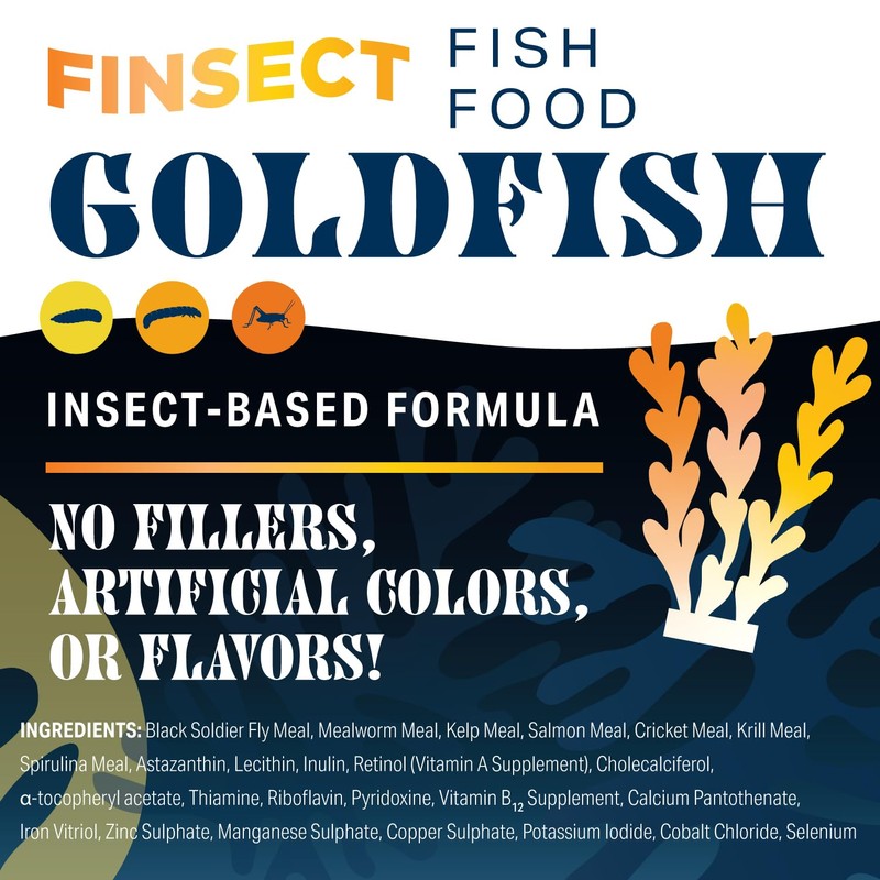 Finsect Gold Fish, Fish Food