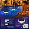 Solar Powered Floating Pool Lights with Rotating Motor – 7.6"