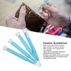 Uadme Ceramic Cross Screw Driver, 4pcs Slotted Screwdriver Set Adjust