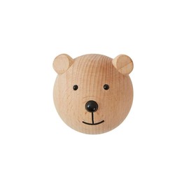 OYOY Mini Wooden Wall Hook with Bear Design 4.5 x 6 x 4.5 cm