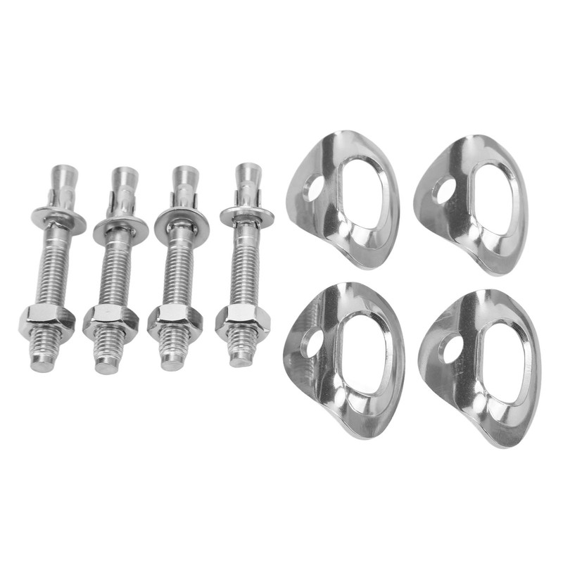 4 Pair Climbing Hanger Stainless Steel Wear Resistant High Load