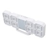 3D LED Digital Clock Time Temperature Display Night Light Alarm