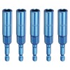 HARFINGTON 5pcs Nut Driver 9mm Hex Drive Socket CR-V Steel