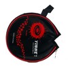2-Color Protective Table Tennis Racket Case Cover Black