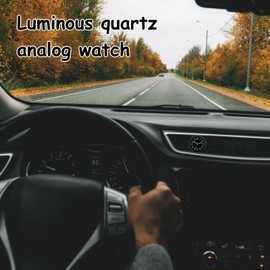 Car Clocks for Dash - Car Dashboard - Quartz Automotive Replacement Clocks, Stick Clock for Car Dashboard, Sticky for Vehicle Automotive