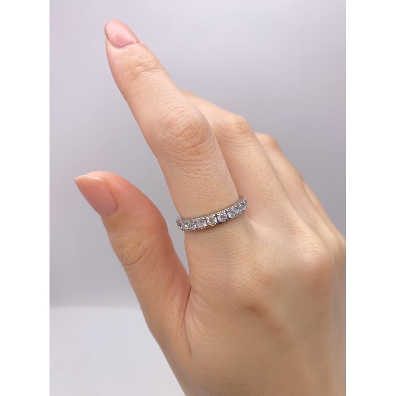 Qudo Eternity Big Memory Ring Stainless Steel Silver, Stainless steel