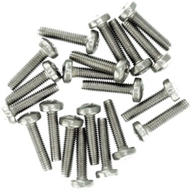 M6 (6mm x 25mm) Pozi Pan Thread Rolling Screw - Stainless Steel (A2) (Pack of 20)