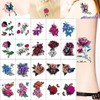 HappyHome 20 Pcs Rose Waterproof Long Lasting Easy to Apply