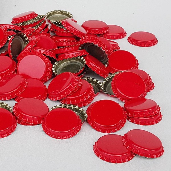 Red Oxygen Absorbing Crown Bottle Caps for Homebrewing 144 Count
