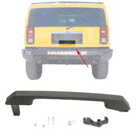 US AUTO PARTS PLUS New Tailgate Handle Lever Outside Textured Direct Replacement for Hummer H2 2003-2009 REPC700301 15135441