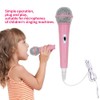 EKDJKK Wired Microphone, Portable Wired Dynamic Microphone 3.5mm Jack Lightweight
