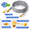 GasSaf 12 FT 1/2" ID Natural Gas Hose with Quick