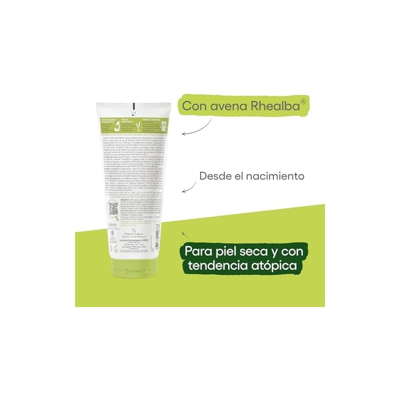 ADERMA, Exomega Control Crema Emoliente, Para Piel Seca o con