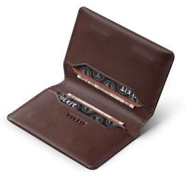 VULKIT Slim Minimalist Card Holder RFID Blocking Leather Credit Card Holder Front Pocket Wallet Magnetic Closure