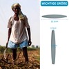 Scythe Whetstone 225 mm Oval Whetstone for Scythe, Lawn Mower,