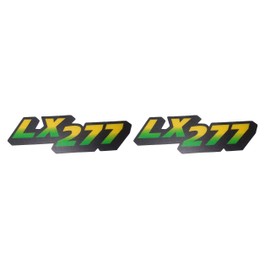 New Kumar Bros USA Lower Hood Set of 2 Decals Replaces M126051 Compatible with JohnDeere LX277 Low S/N