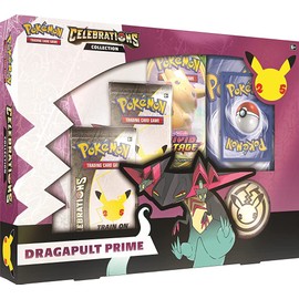 Pokémon | Celebrations Collection Dragapult Prime | Card Game | Ages 6+ | 2 Players | 10+ Minutes Playing Time