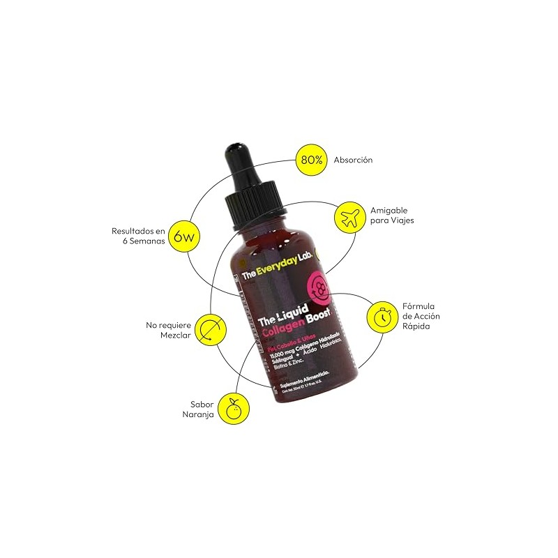 The Everyday Lab Colágeno Líquido Sublingual Anti-Edad con Biotina ·