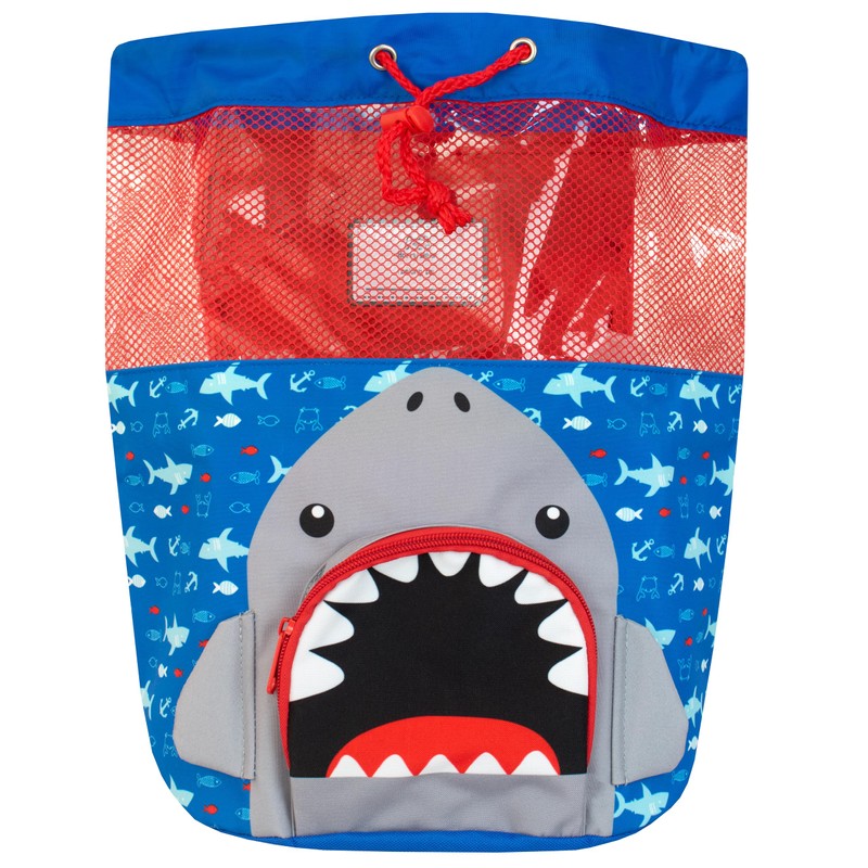 Harry Bear Kids Swim Bag Shark Blue