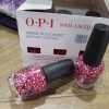 OPI Chunky Glitter NEW! Manicure Pedicure Red Pink Wht Minnie