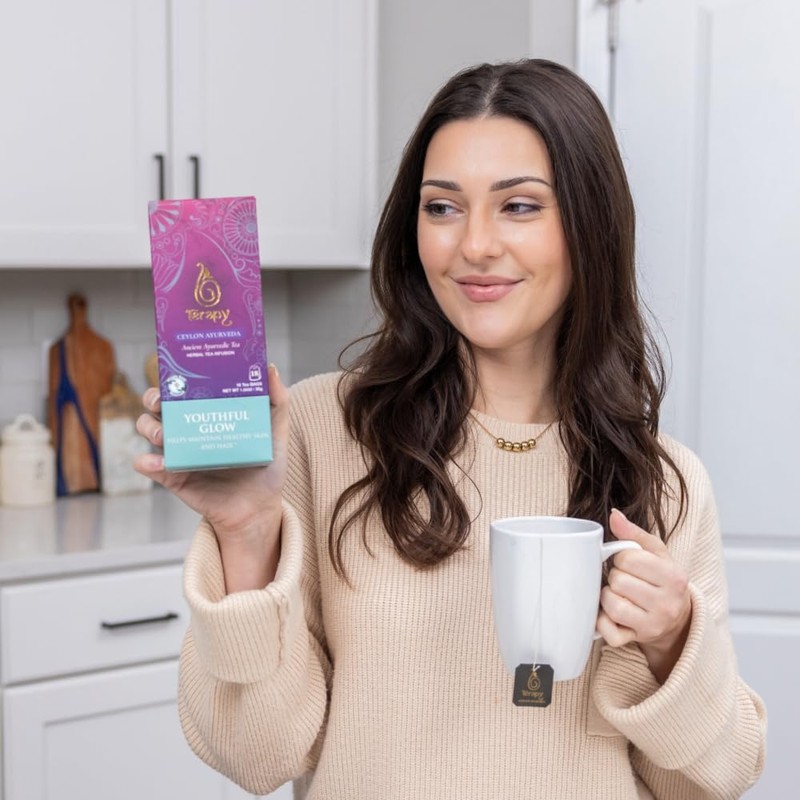 Térapy Ceylon Youthful Glow Herbal Tea Bags | Helps Maintain