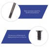 iplusmile 60pcs Case Fan Screw Kit Flat Head Tapping Screws