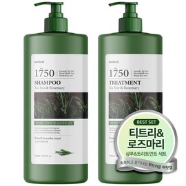 Marchen Merhent Tea Tree Rosemary Shampoo & Treatment 1500ml 1 Set / 메르헨트 티트리 로즈마리 샴푸&트리트먼트 1500ml 1세트