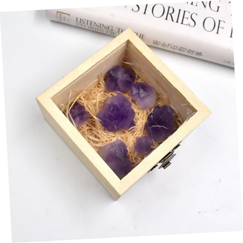 KICHOUSE 100g Amethyst Rough Ore Specimen for Teaching and Collection