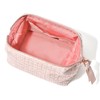 Francfranc Franc Tweed Wire Pouch, Pink