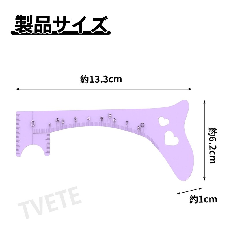 Eyebrow Template Women Guide Eyebrow Eyebrow Mapping Ruler Eyebrow Measuring