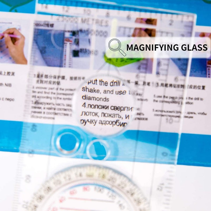 Outdoor Baseplate Ruler Map Scale Compass Hiking Explorer Compass with