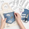 Water Soluble Stabilizer Embroidery Patterns - CRASHOT 4 Sheets Stick
