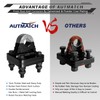 AUTMATCH D Ring Shackle Mount with Backer Plate (2 Pack)