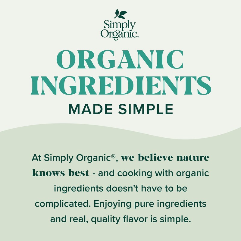 Simply Organic Garlic Powder, 3.64-Ounce Jar, Pure A-Grade Organic Garlic,