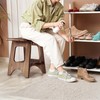 HOLANA 18" Acacia Wood Shower Bench Seat – Waterproof Shower