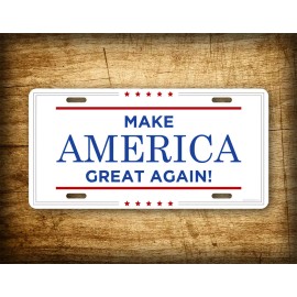 SignsAndTagsOnline Make American Great Again License Plate Trump MAGA Auto Tag