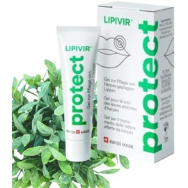 Lipivir PROTECT Cold Sore Prevention Gel – Cold Sore Cream for Lips with Manuka Oil – Transparent, Non-Greasy, Vegan & Cruelty-Free Formula